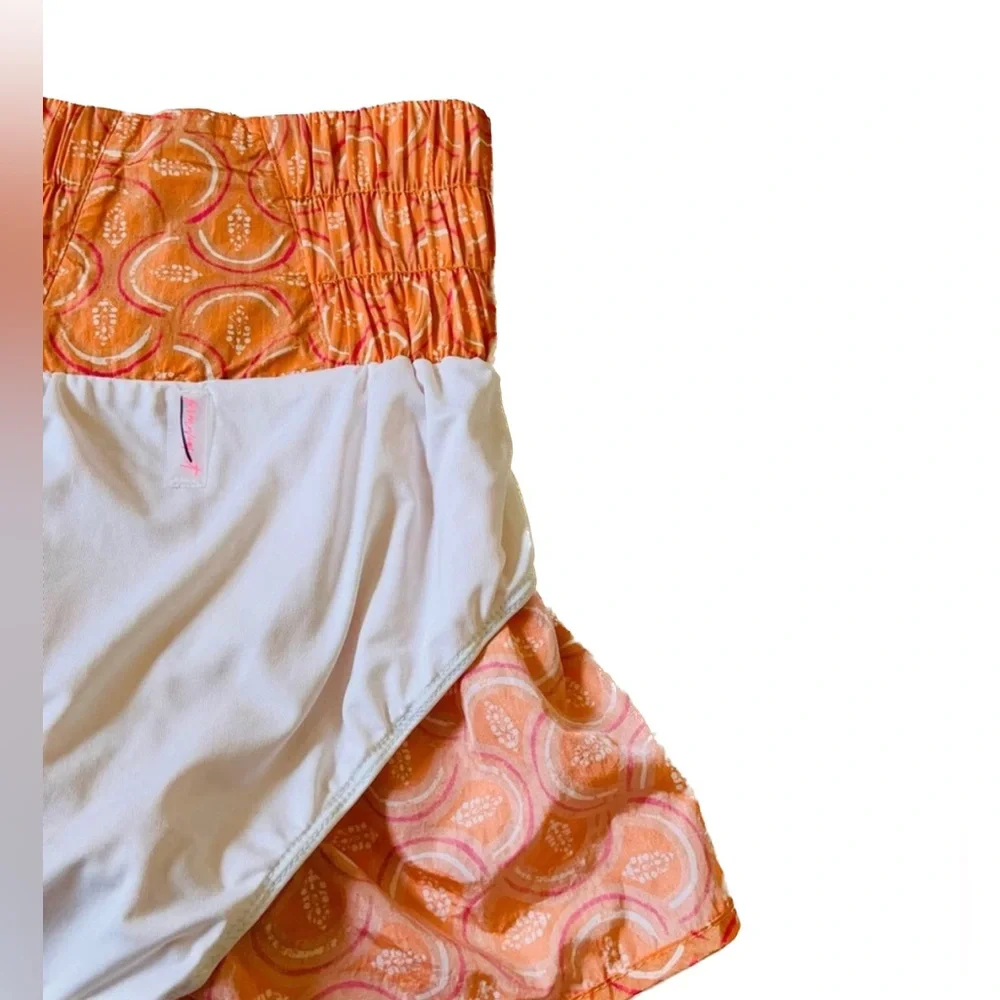 NWOT Free People’s The Way Home Printed Logo Shorts
